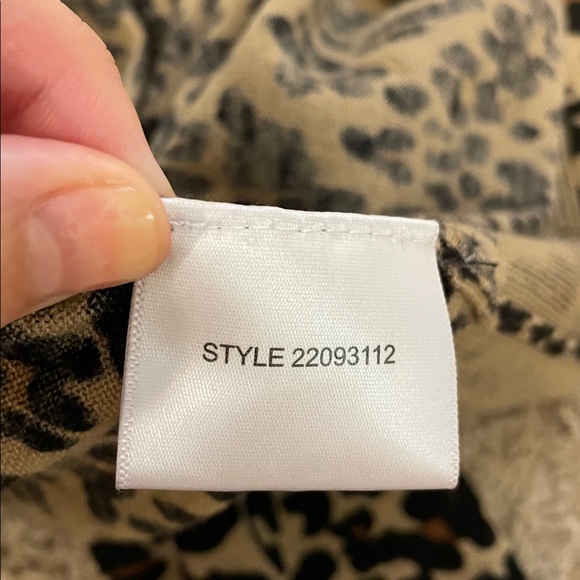 Tory Burch Classic Animal Print Cardigan Sweater w/TB Embellished Buttons Wool S - Picture 11 of 13